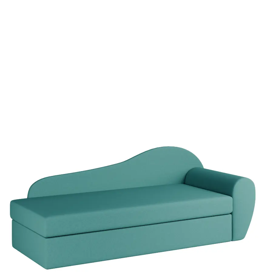 MATYLDA válenda celočalouněná, provedení pravé, látka BO 57 tyrkys